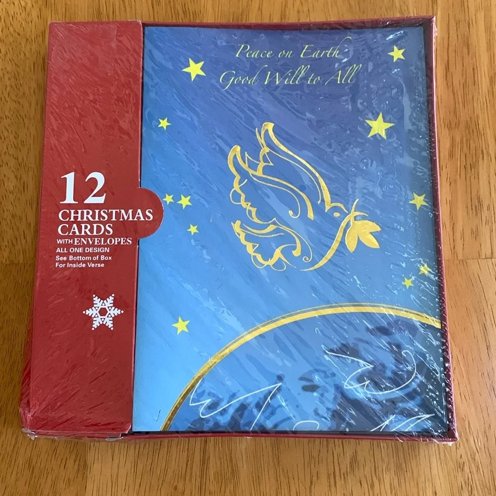 🛑 New Christmas Holiday Greeting Cards Peace on Earth